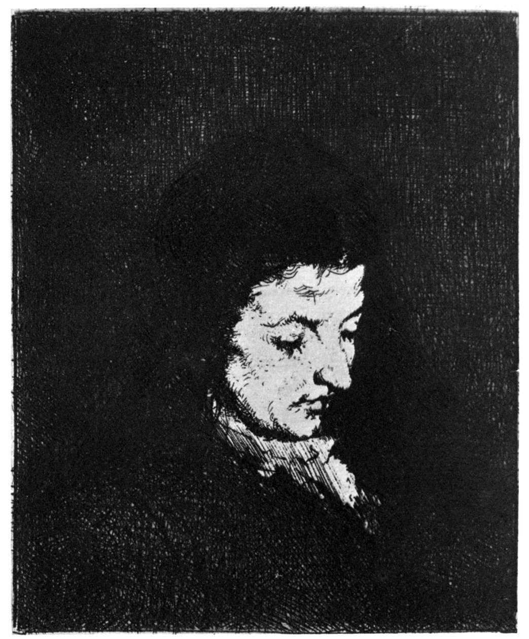 Bondekvinna, bonde, c1840-1890 1924 av Auguste Theodule Ribot