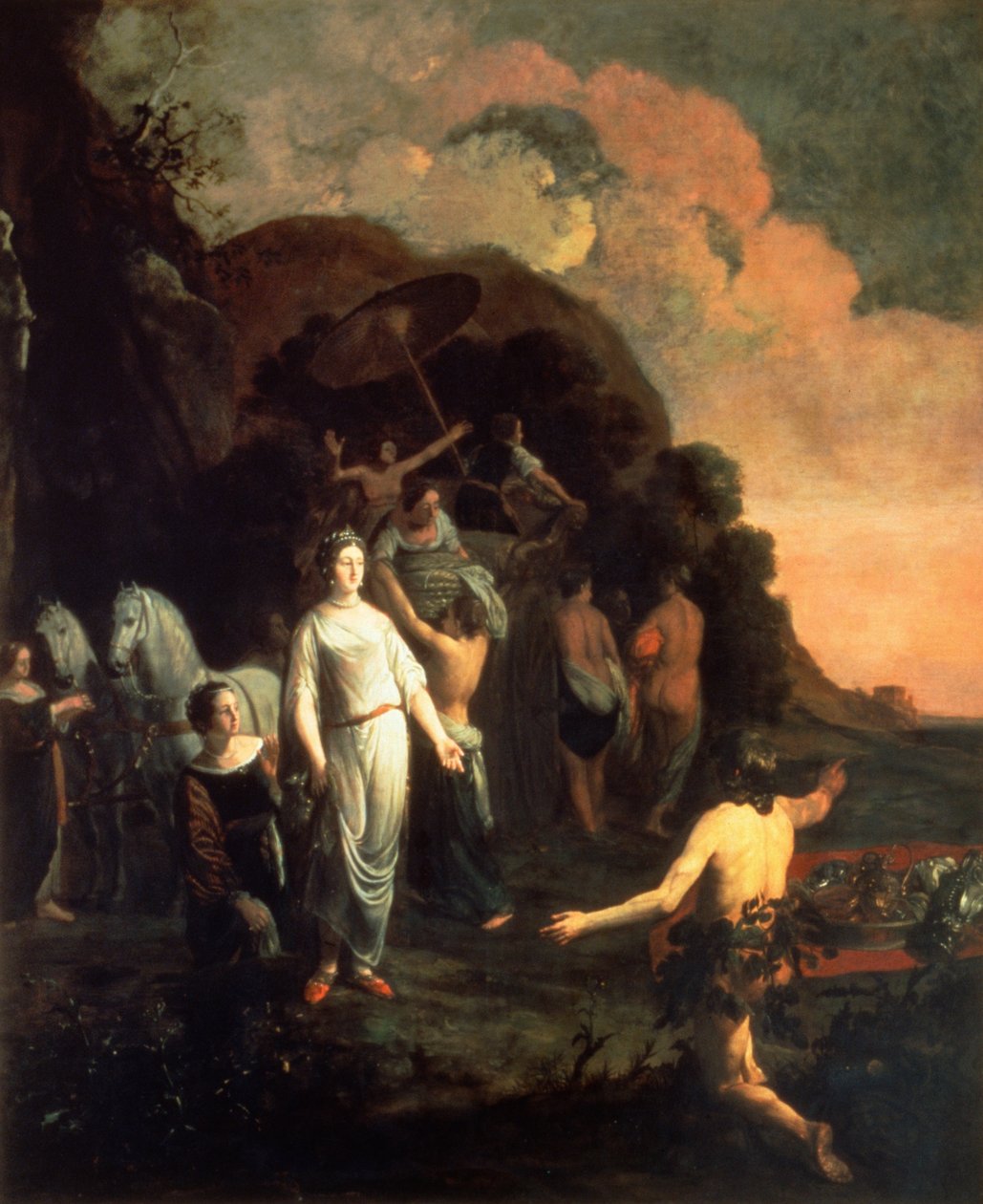 Odysseus and Nausicaa av Thomas de Keyser