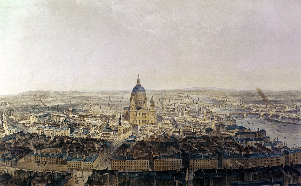 Stadsvy, från St Bride