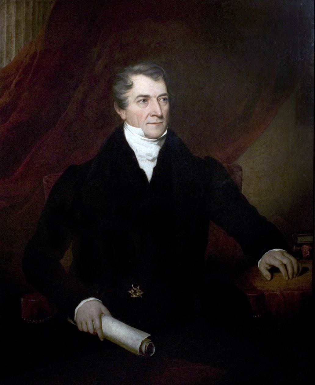 Lord Denman, ca 1831-33 av Thomas Barber