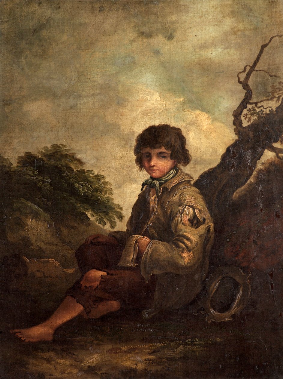En ung balladsångare av Thomas Barker of Bath