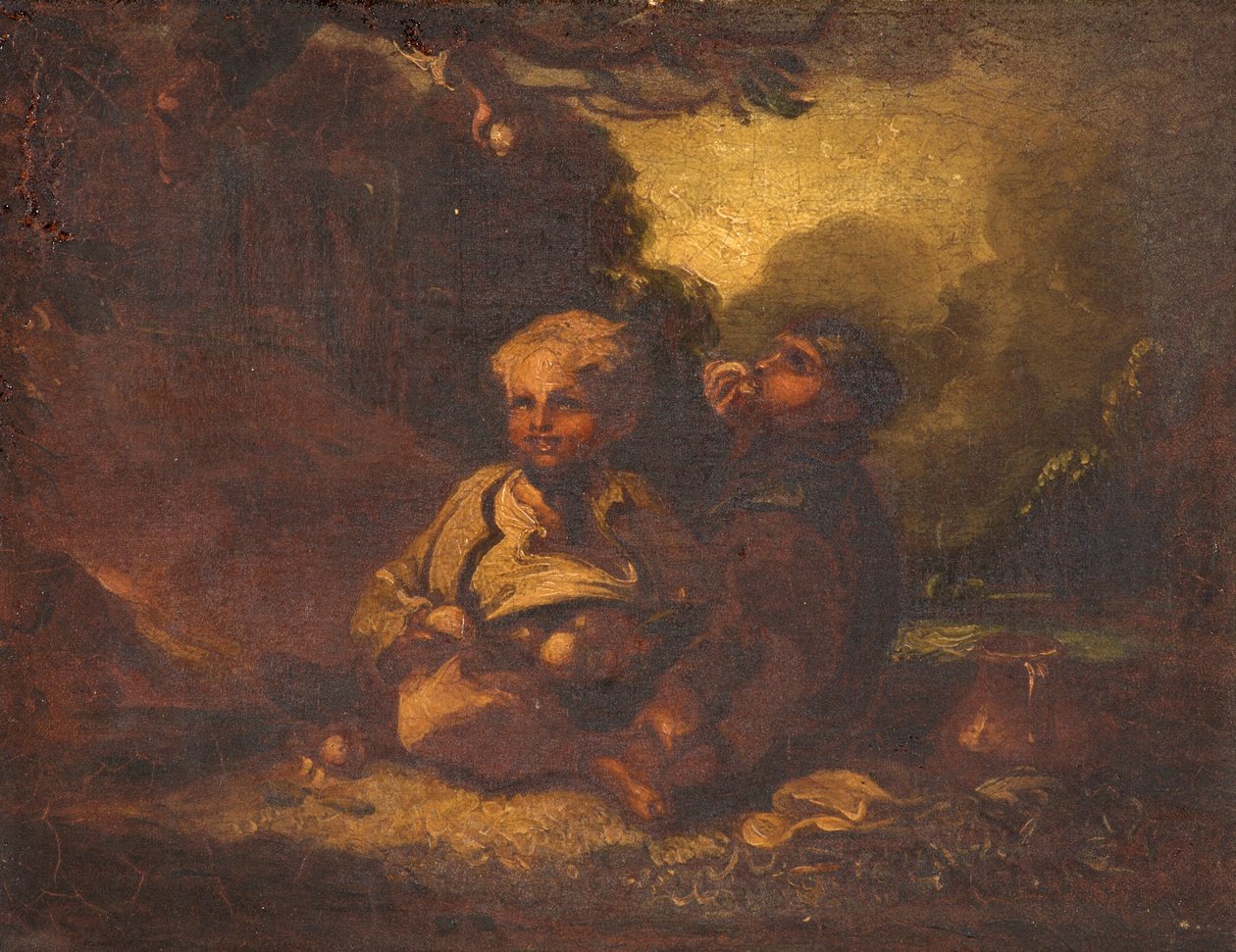 Pojkar som stjäl äpplen av Thomas Barker of Bath