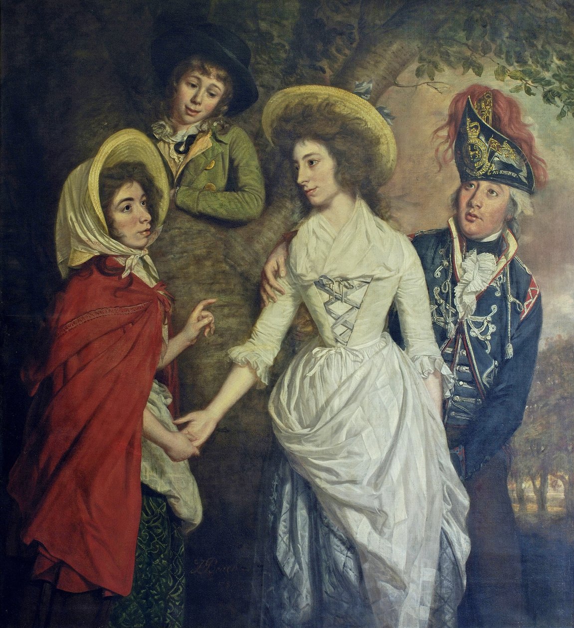 Familjen Stapleton, 1789 av Thomas Beach