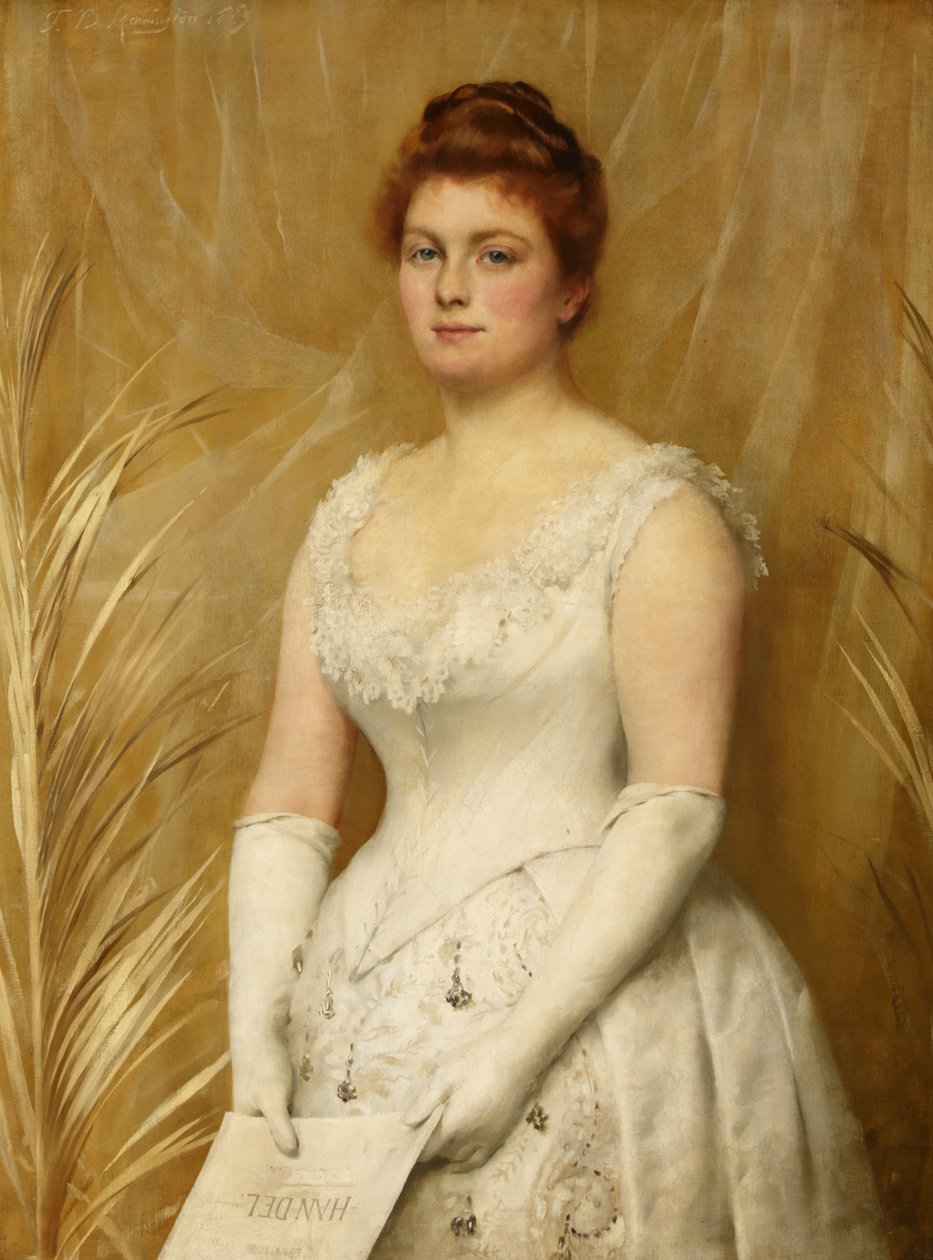 Marian Mckenzie, ca 1890 av Thomas Benjamin Kennington