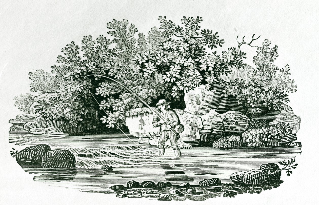 Angler in a River Pool, från 