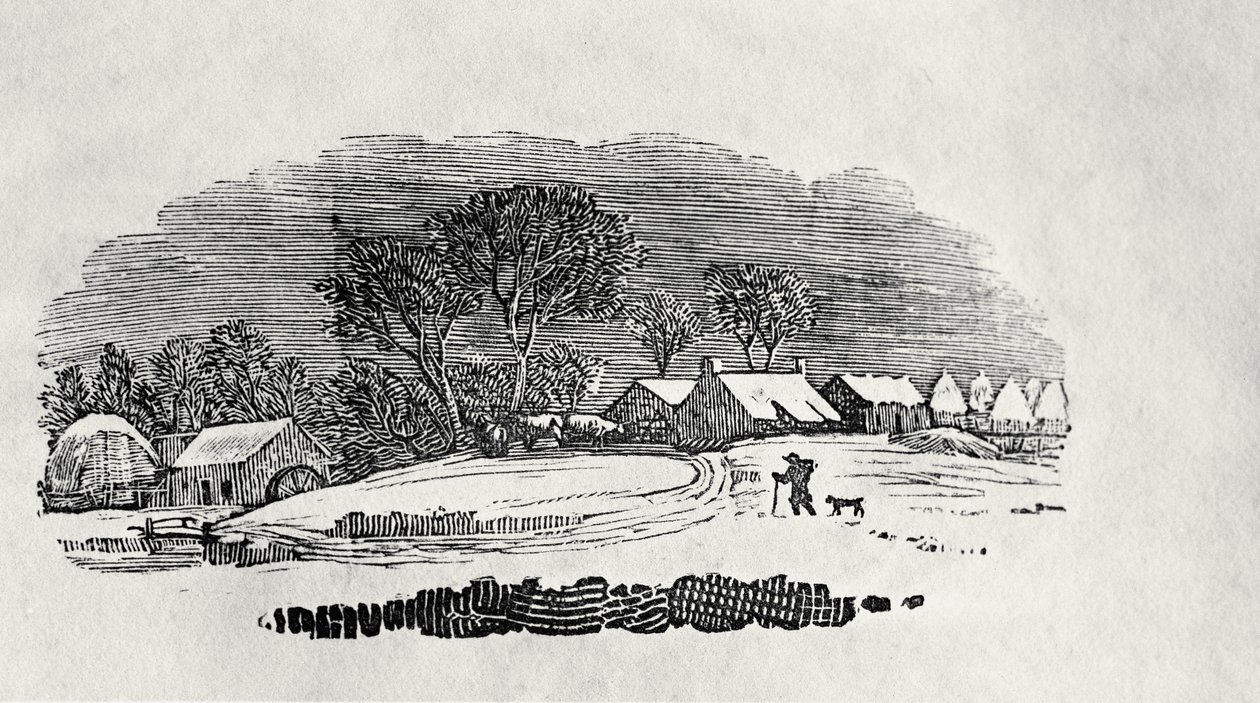 Slutstycke, slutet av 1700-talet eller början av 1800-talet (trägravyr) av Thomas Bewick