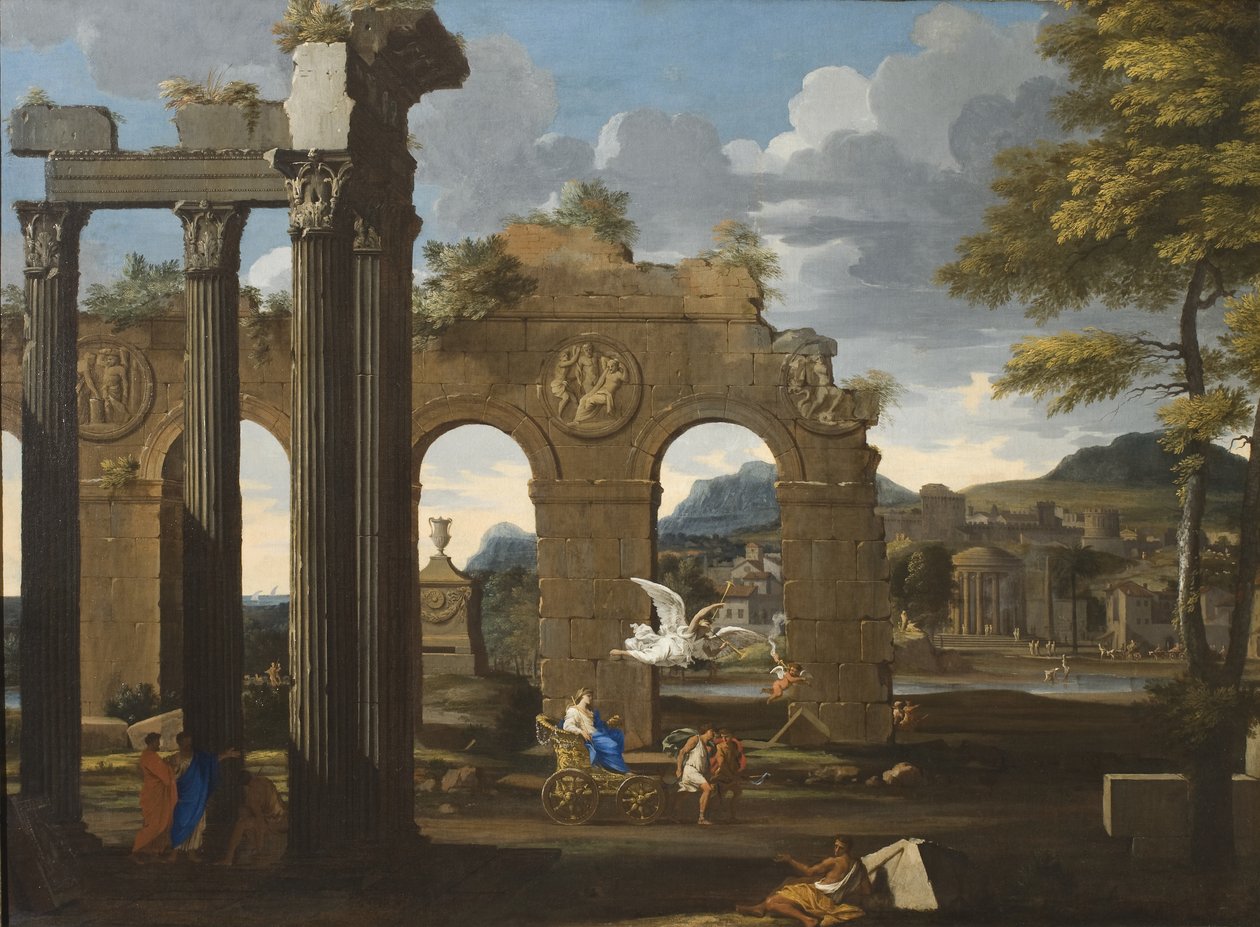 Cleobis och Biton, ca 1650 av Thomas Blanchet