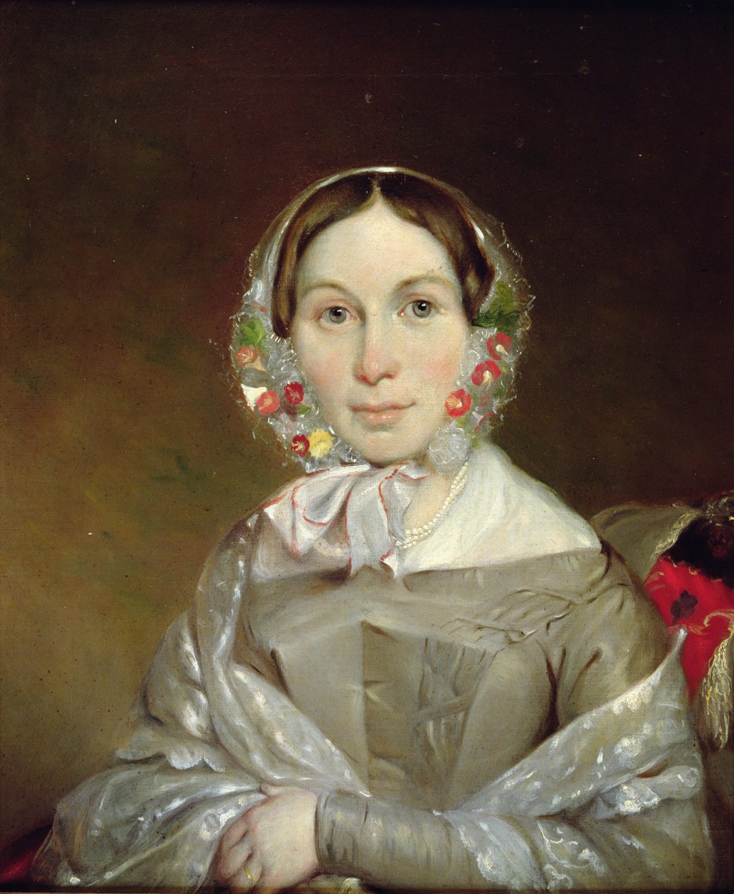 Porträtt av Eliza Sophia Tilley, 1800-talet av Thomas Bock