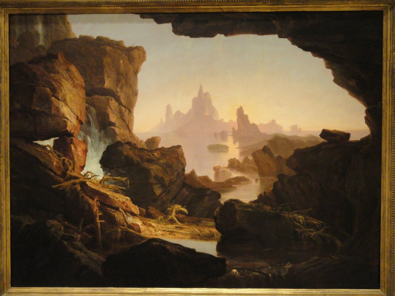 The Subsiding of the Waters of the Deluge av Thomas Cole