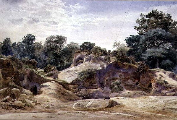 Grusgrop vid Hampstead av Thomas Collier