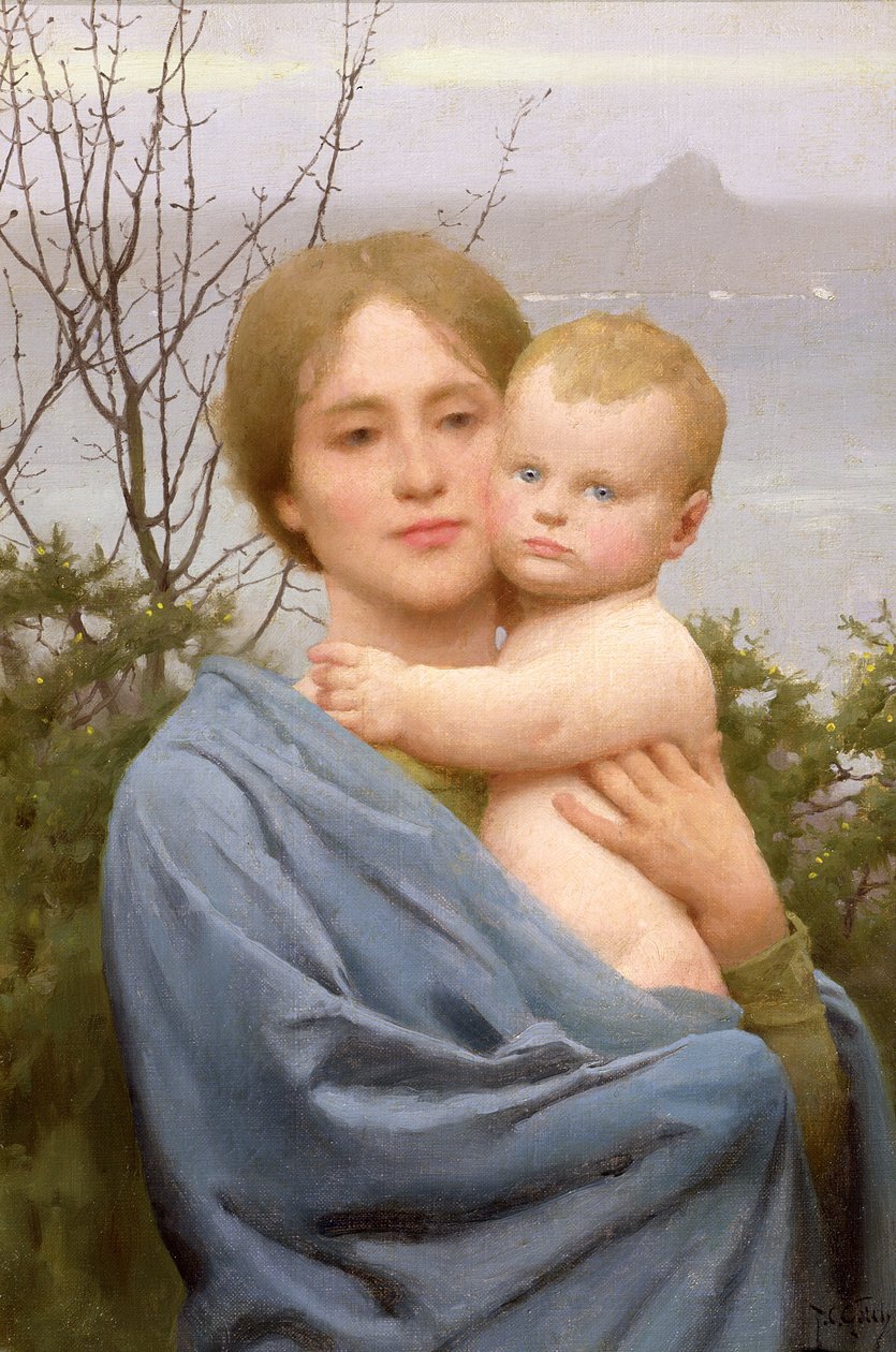 Madonna av berget av Thomas Cooper Gotch
