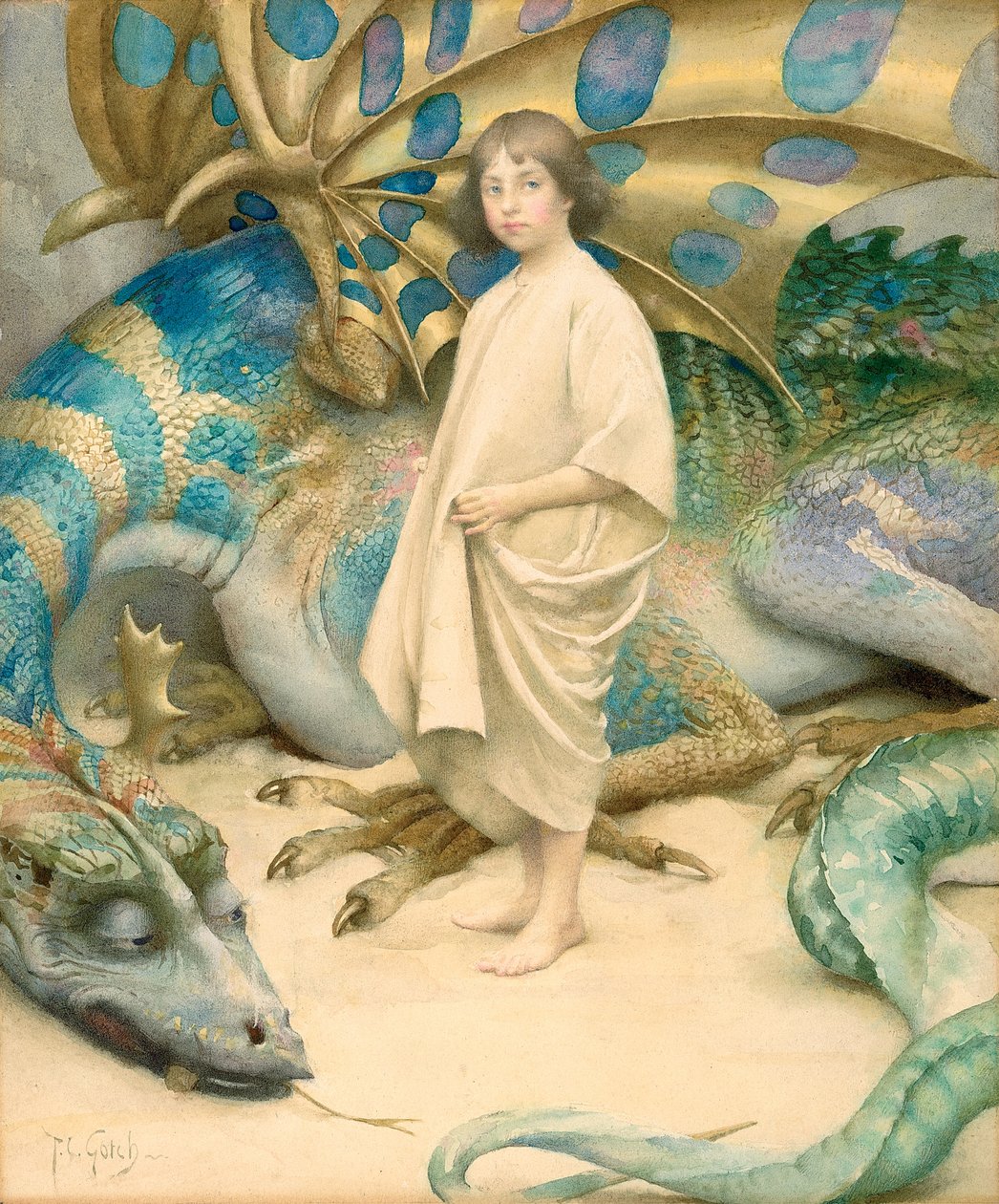 Barnet i världen av Thomas Cooper Gotch