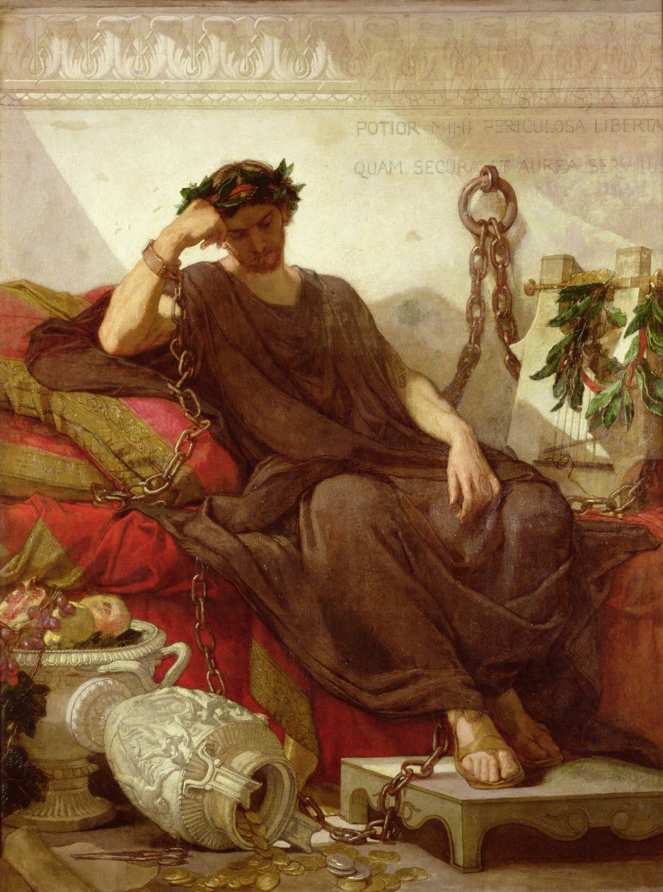 Damokles, 1866 av Thomas Couture
