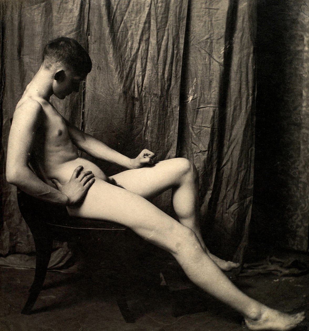 Nakenstudie av studenten Bill Duckett, 1889 av Thomas Eakins