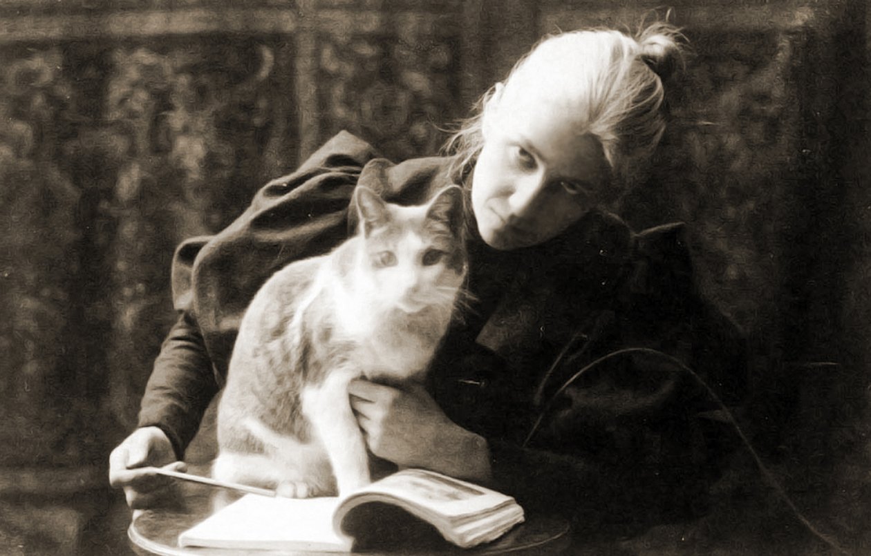 Porträtt av Amelia Van Buren, 1889 (sepiafoto) av Thomas Eakins