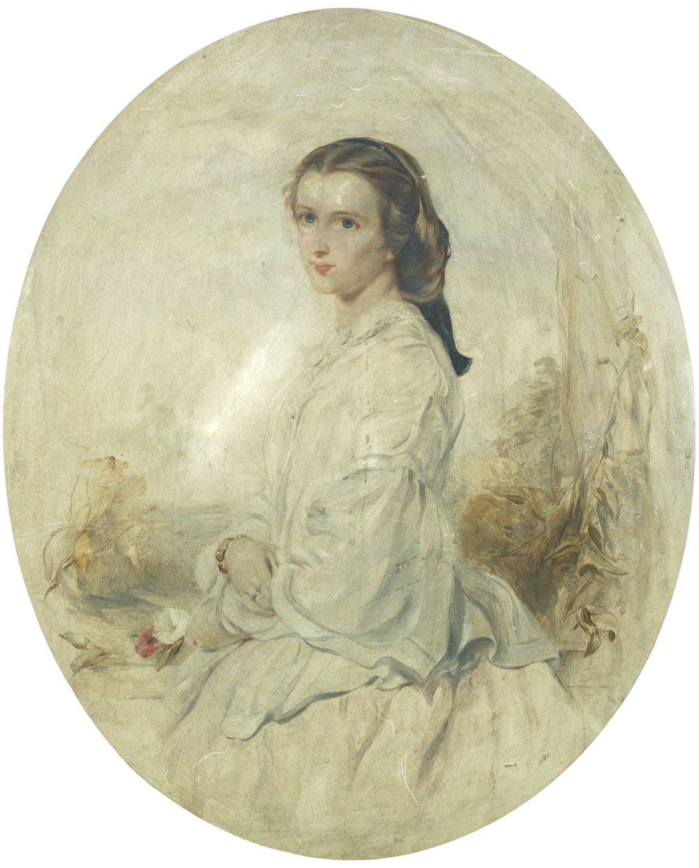 Porträtt av en flicka av Thomas Crane