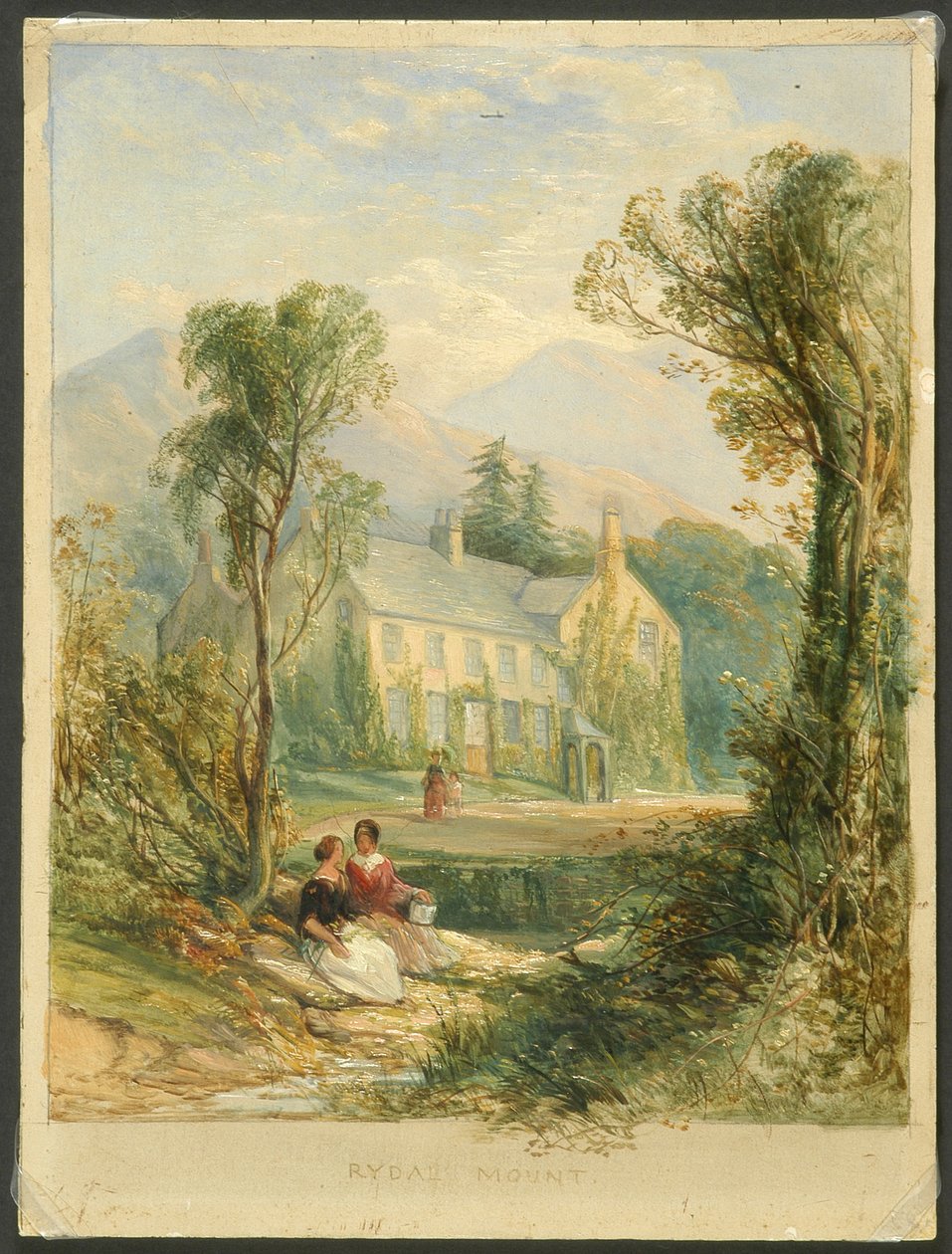 Rydal Mount, omkring 1840-7 av Thomas Creswick