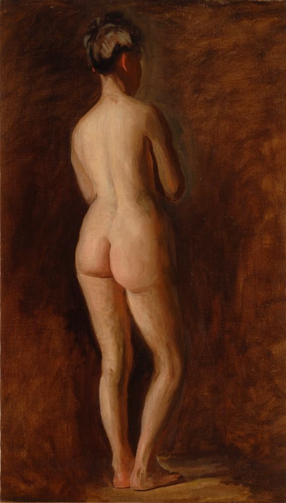 Standing Female Nuden av Thomas Eakins