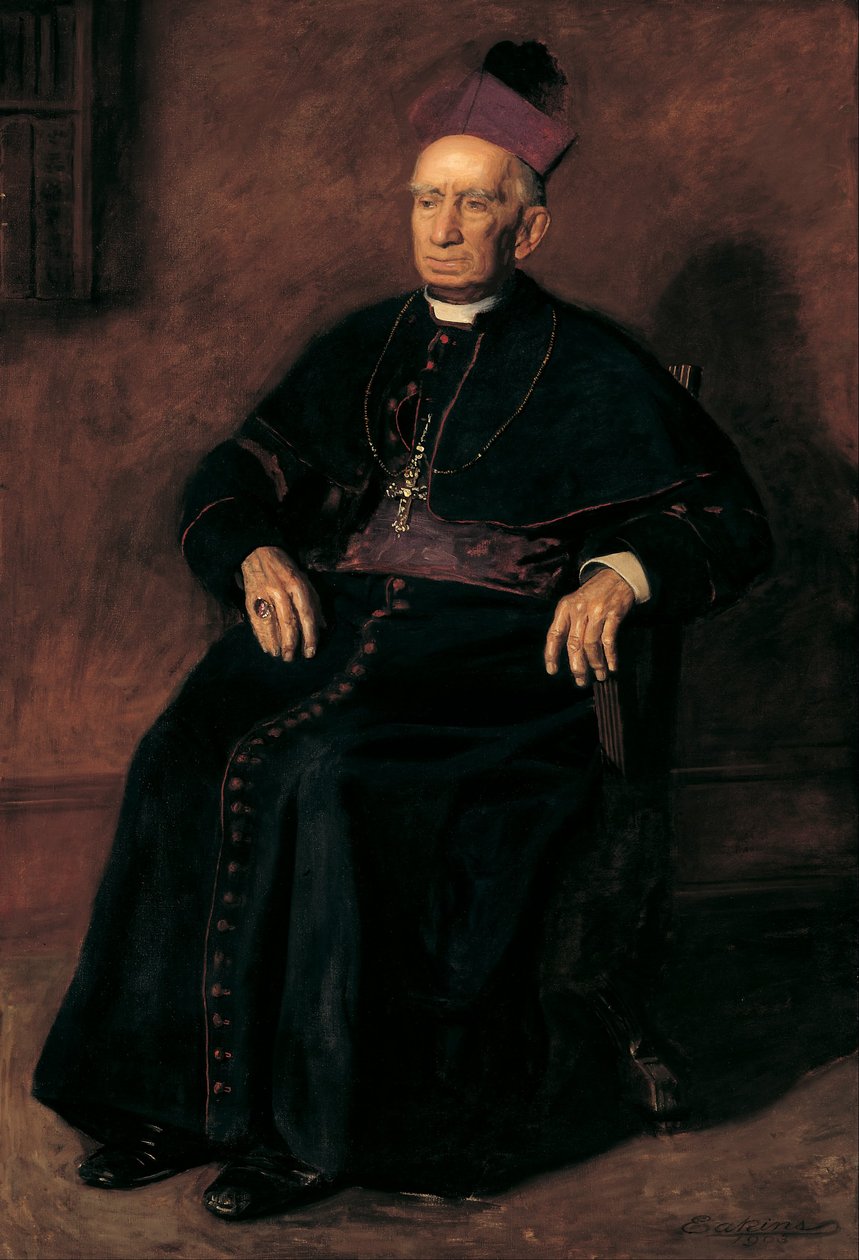 Ärkebiskop William Henry Elder av Thomas Eakins