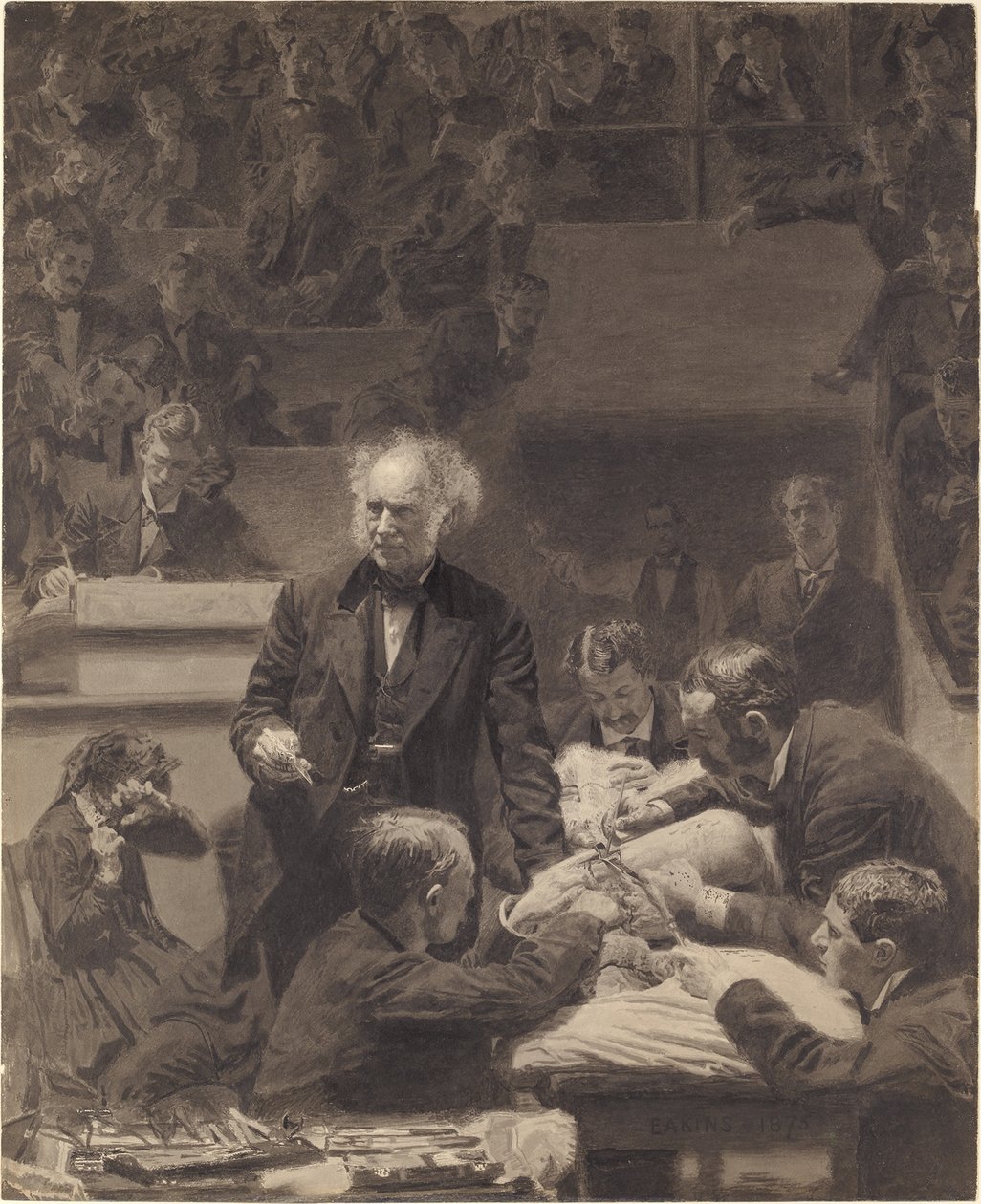 Gross Clinic, G91  av Thomas Eakins