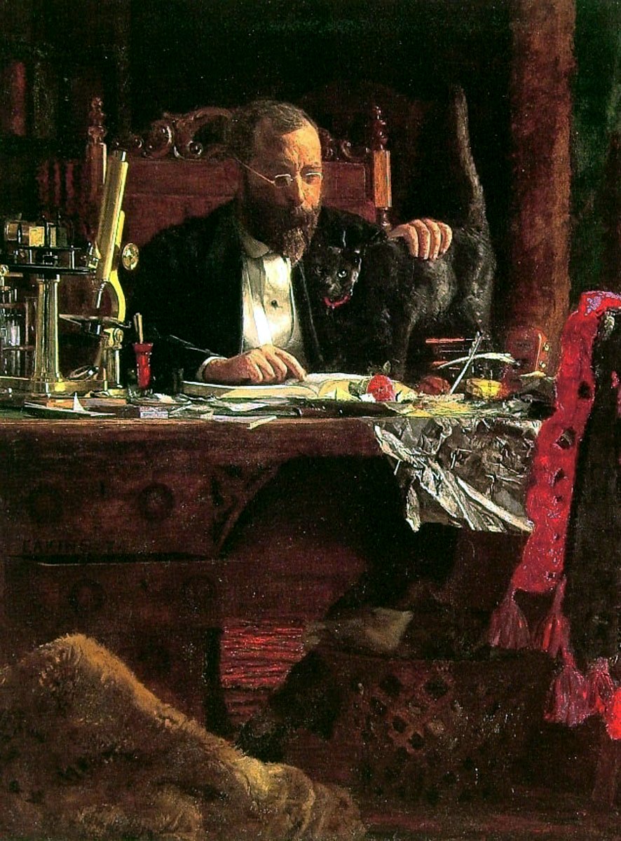 Portrait of Professor Benjamin H. Rand  av Thomas Eakins