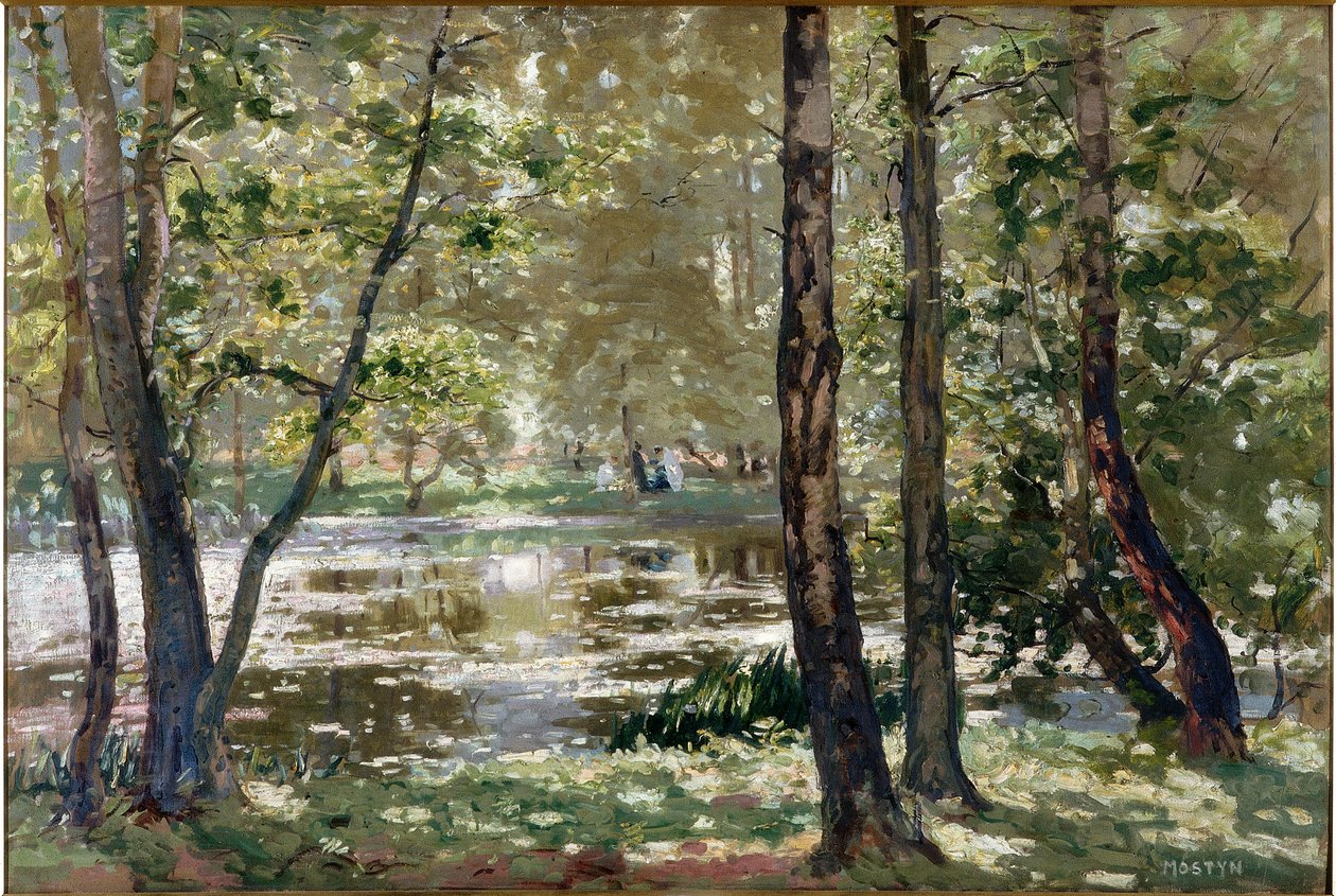 Sunlight, Burnham Beeches av Thomas Edwin Mostyn