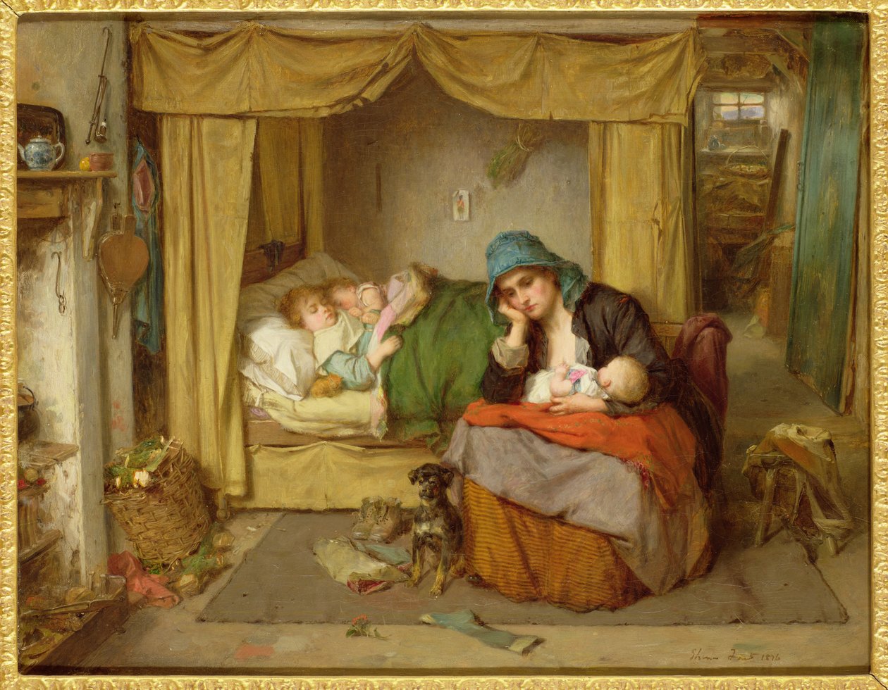Slutet på en lycklig dag av Thomas Faed