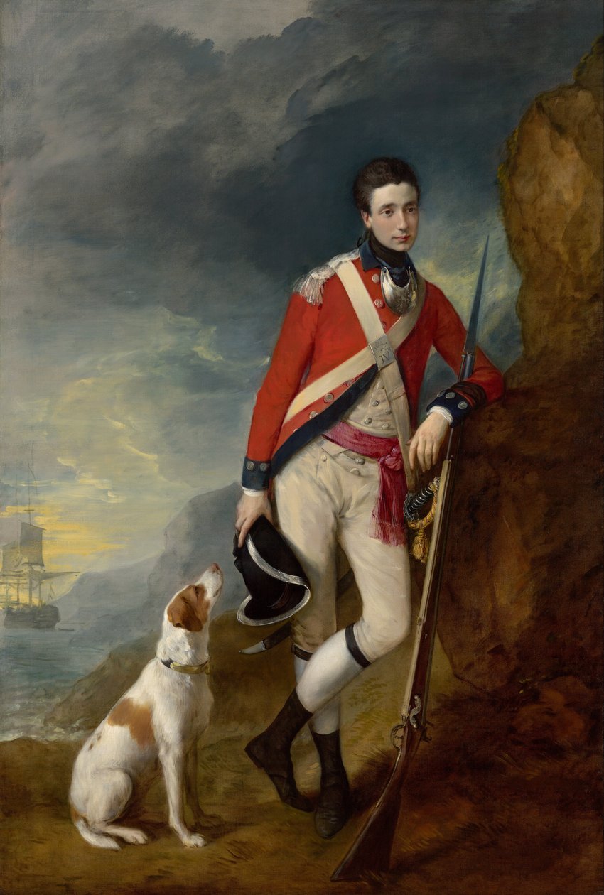 En officer vid fjärde regementet för fot av Thomas Gainsborough
