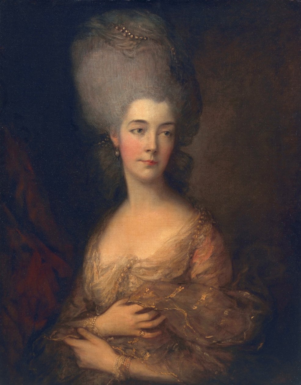 Anne, hertiginna av Cumberland, ca 1777 av Thomas Gainsborough