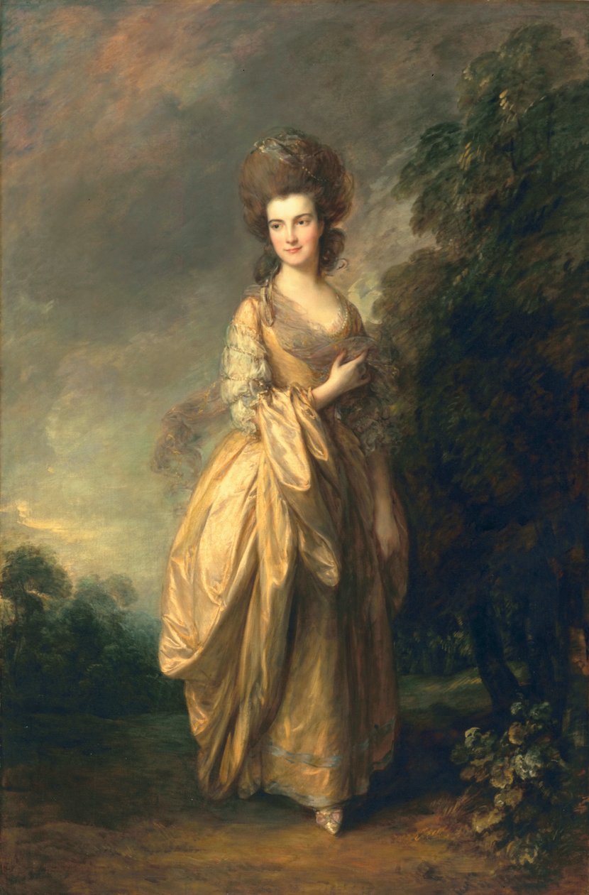 Elizabeth Beaufoy, senare Elizabeth Pycroft, ca 1780 av Thomas Gainsborough