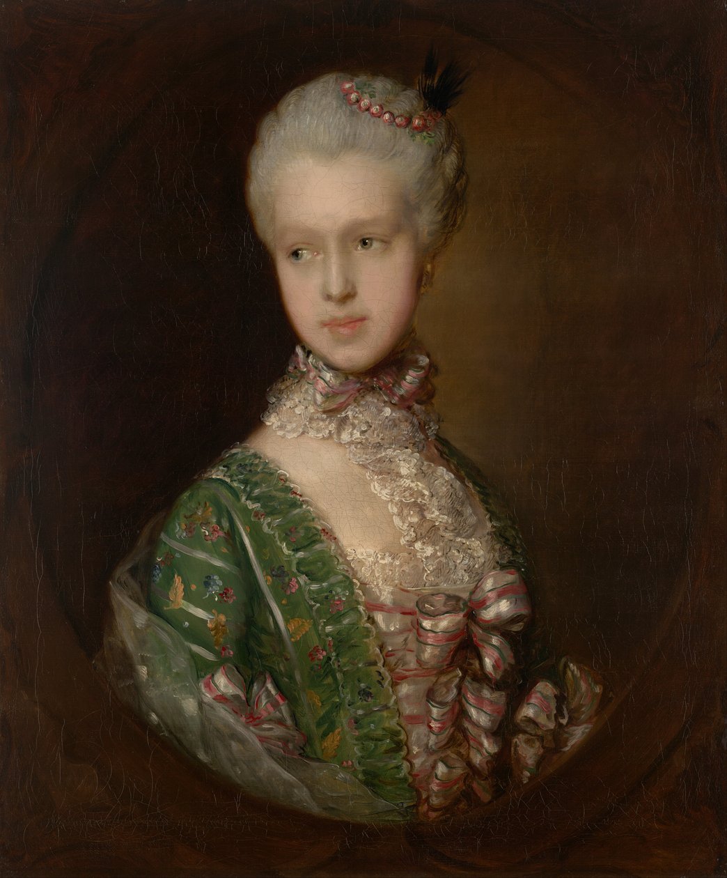 Elizabeth Wrottesley, senare hertiginna av Grafton av Thomas Gainsborough