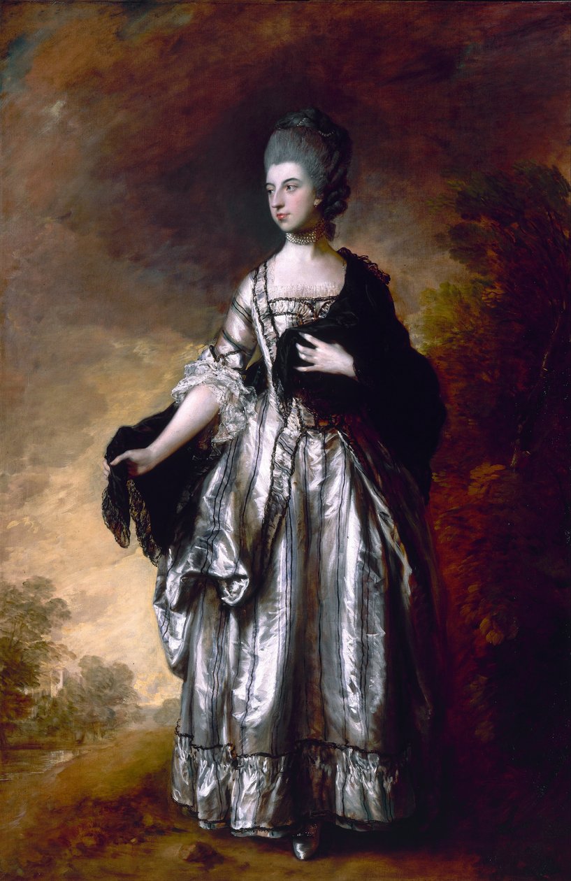 Isabella, Viscountess Molyneux, senare grevinnan av Sefton av Thomas Gainsborough