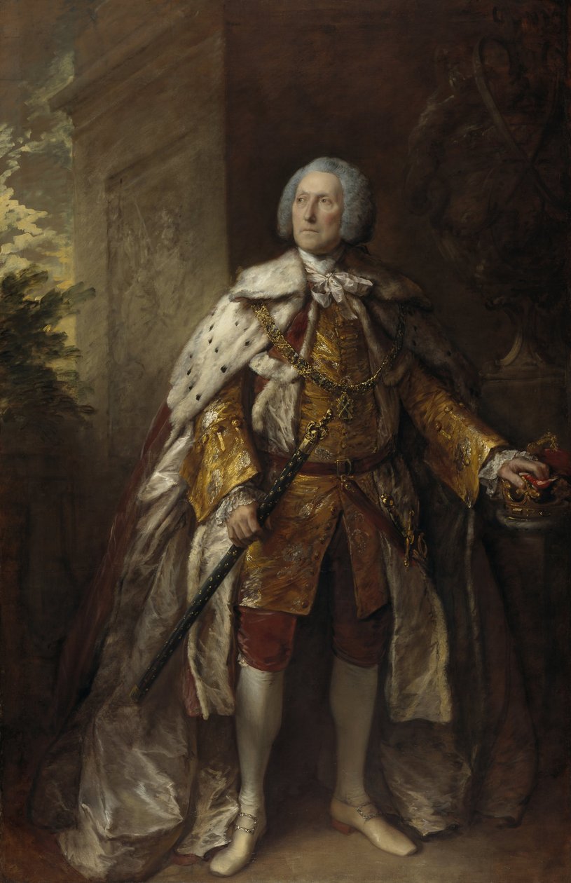 John Campbell, fjärde hertigen av Argyll, cirka 1693 av Thomas Gainsborough