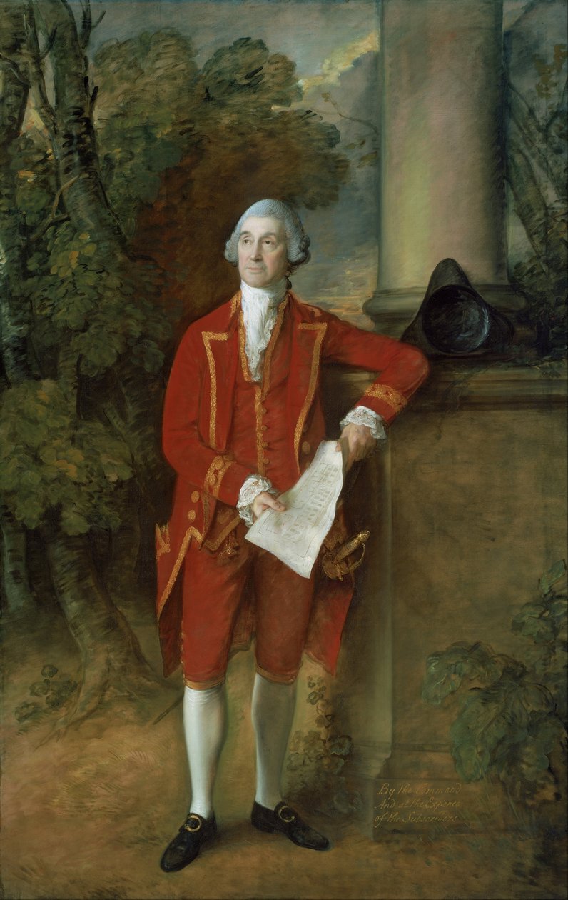 John Eld från Seighford Hall, Stafford av Thomas Gainsborough
