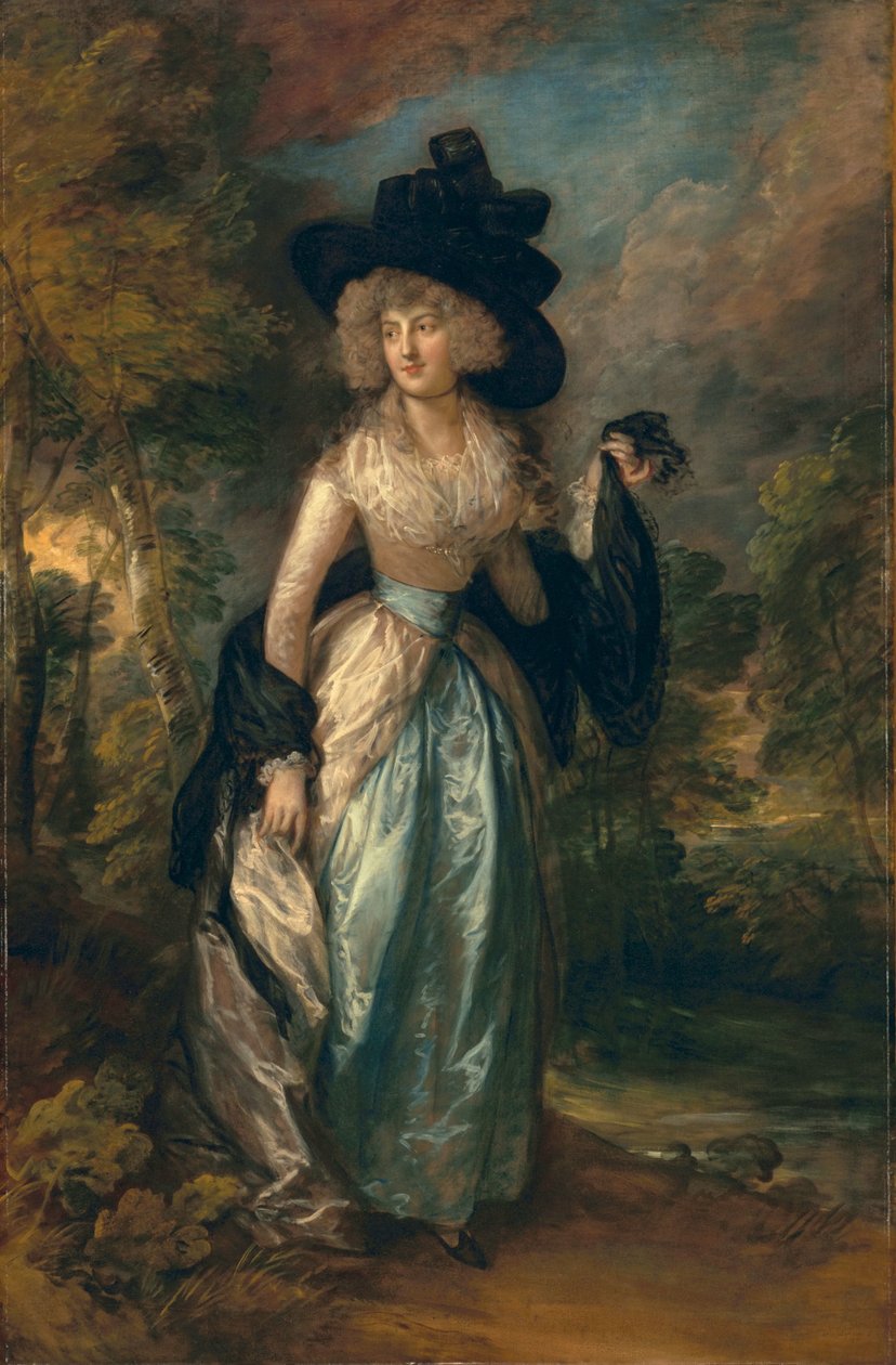 Juliana (Howard), baronessan Petre, 1788 av Thomas Gainsborough