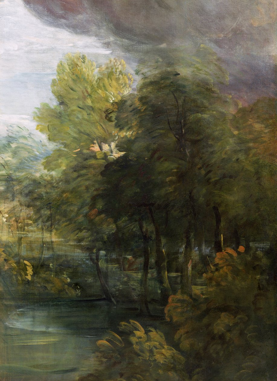 Landskap med en pool av Thomas Gainsborough
