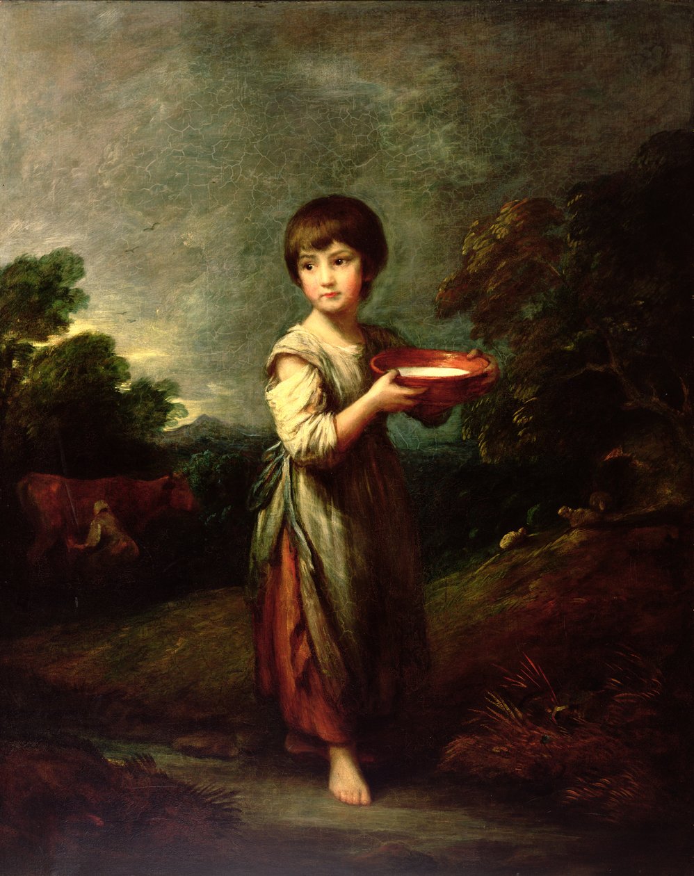 Lavinia, mjölkjungfrun av Thomas Gainsborough