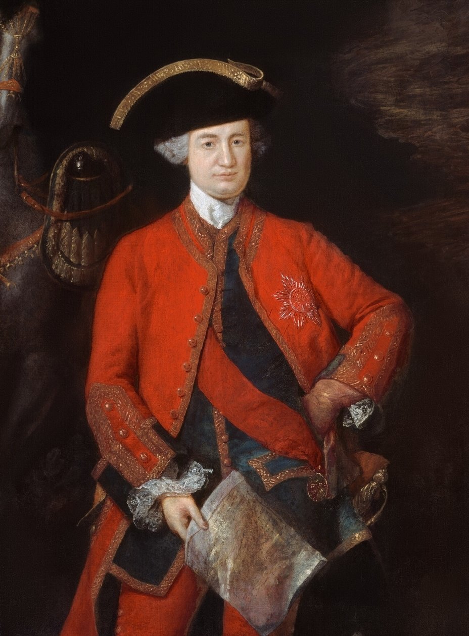 Lord Robert Clive (1725-74) i generalofficersuniform, ca 1764 av Thomas Gainsborough