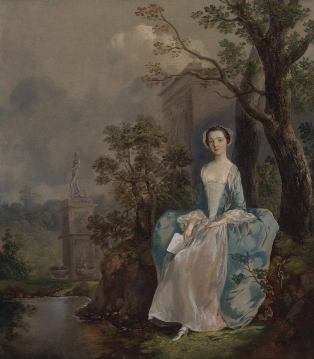 Porträtt av en kvinna av Thomas Gainsborough