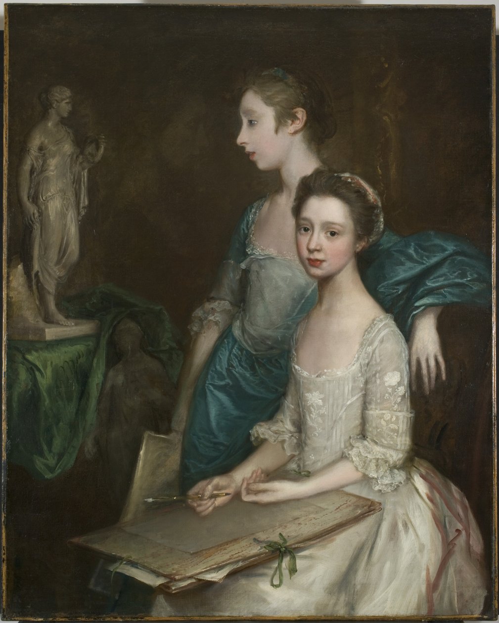Porträtt av konstnärernas döttrar, c.1763-64 av Thomas Gainsborough