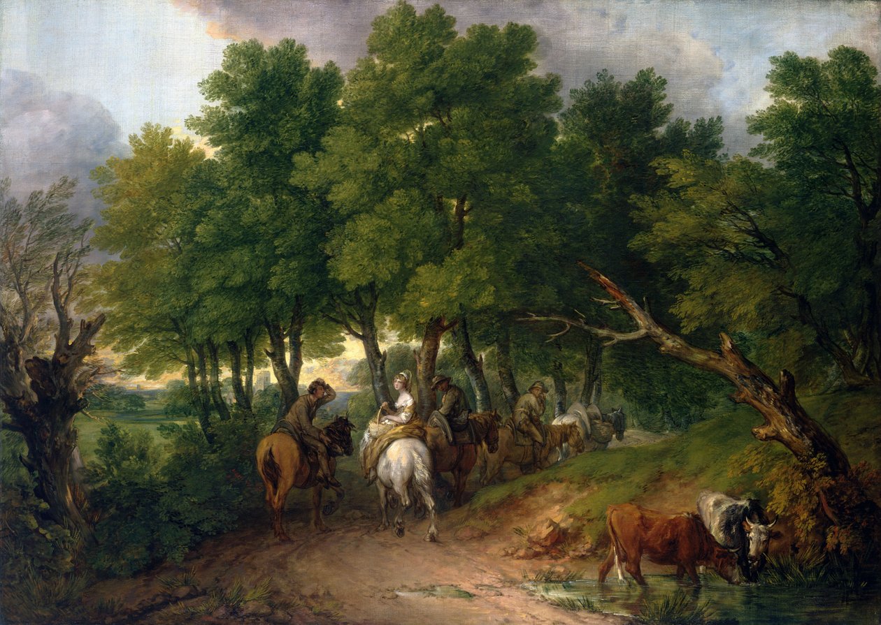 Vägen från marknaden av Thomas Gainsborough