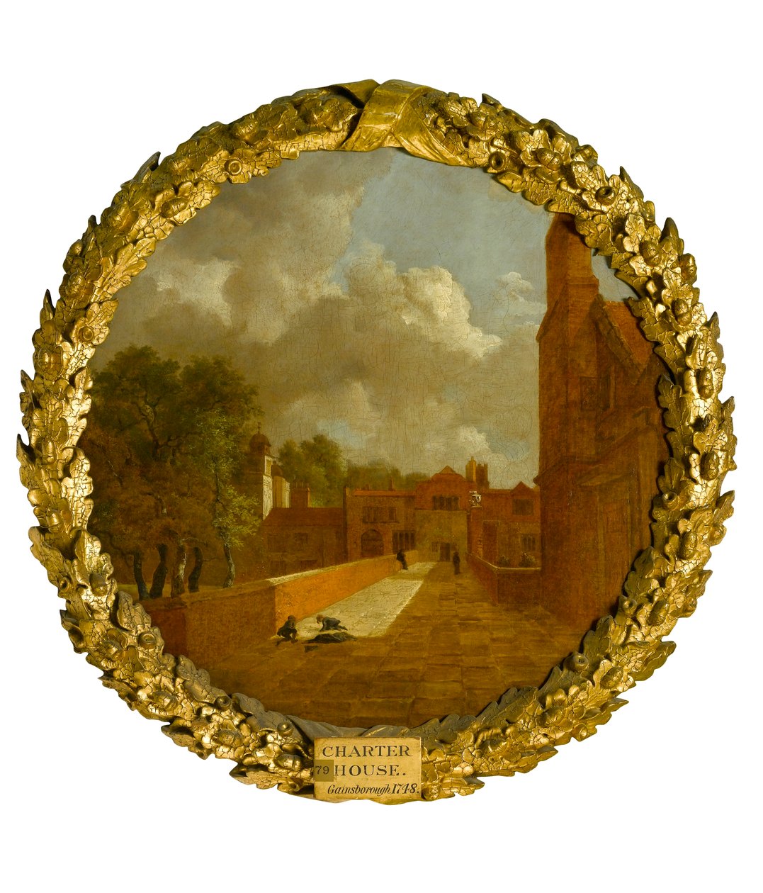 The Charterhouse, London, omkring 1748 av Thomas Gainsborough