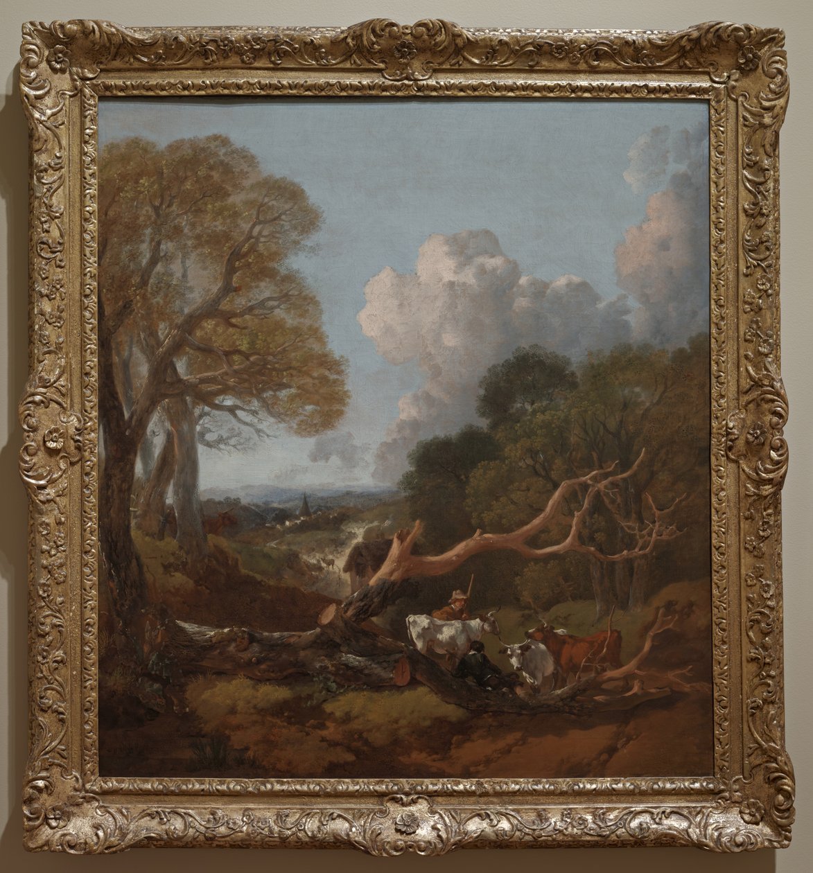 Det fallna trädet, troligen mellan 1750 och 1753 av Thomas Gainsborough
