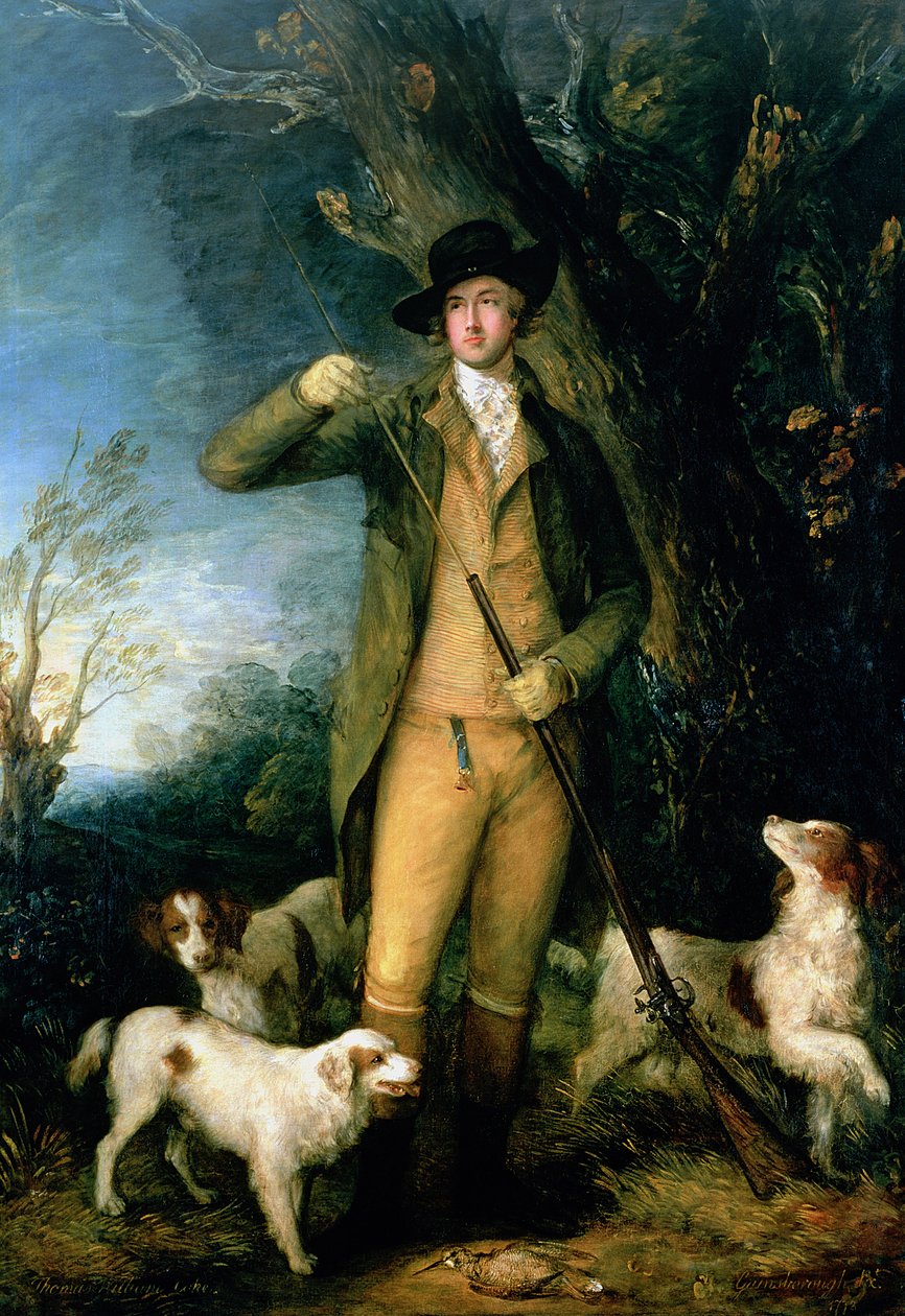 Thomas William Coke (1752-1842) 1st Earl of Leicester (av den andra skapelsen) av Thomas Gainsborough