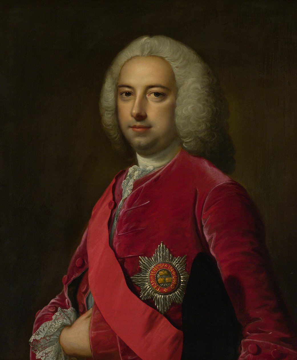 Portrait of Sir Edward Walpole av Thomas Hudson