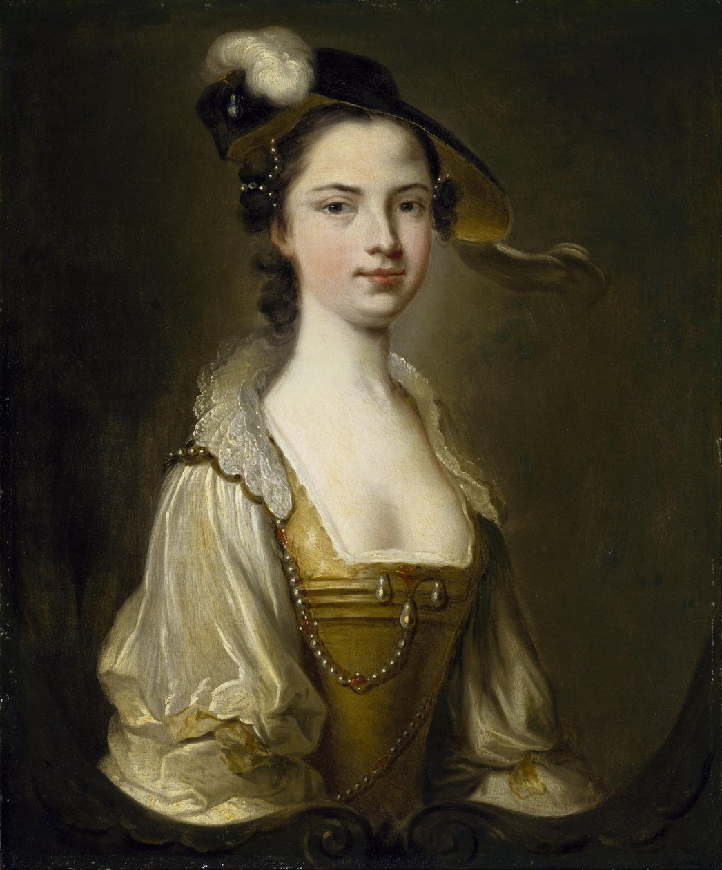 Porträtt av en dam av Thomas Hudson