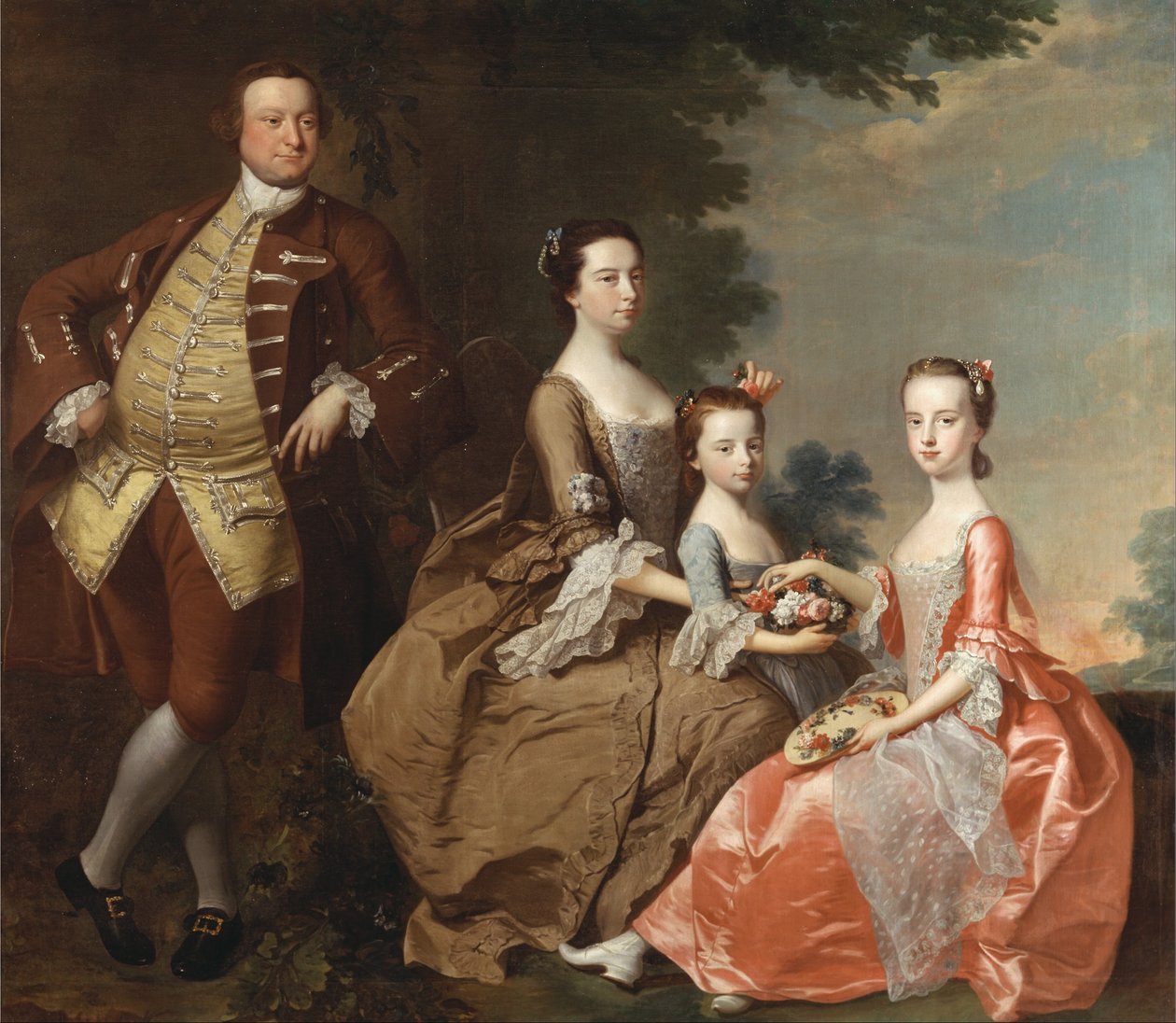 Familjen Thistlethwayte av Thomas Hudson