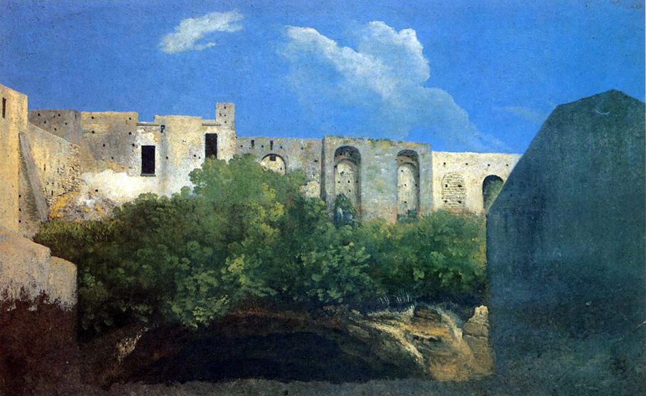Förstörda byggnader nära Neapel, ca 1782 av Thomas Jones