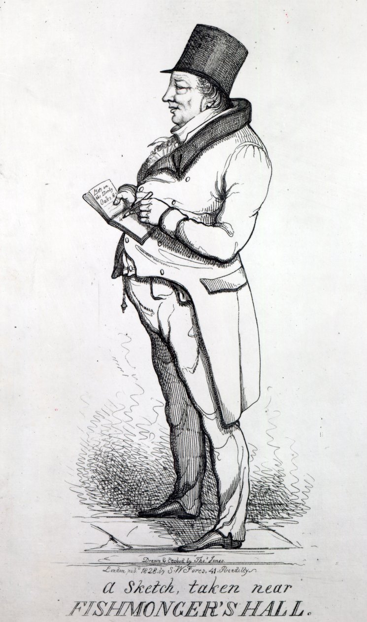 William Crockford, 1828 av Thomas Jones