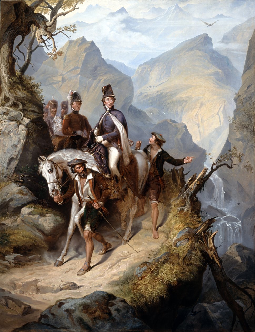 Wellington (1769-1852) i Sorauren, 27 juli 1813, ca 1853 av Thomas Jones